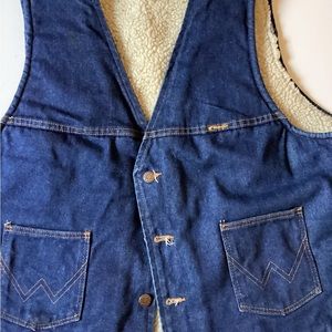 Vintage wrangler vest xxl